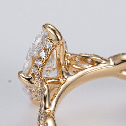 Allure Twisted Pavé - Marquise Centre