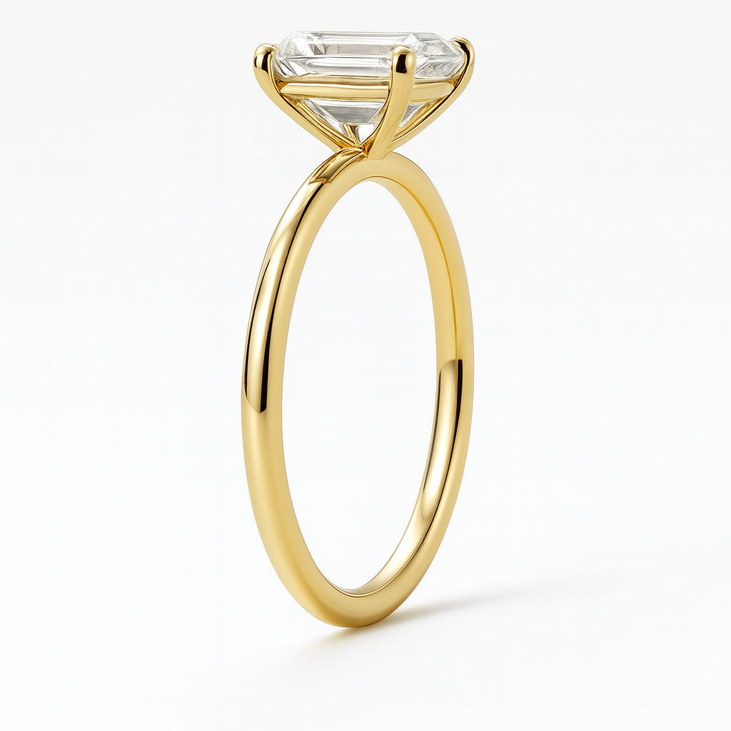 Allure Emerald Cut Solitaire Lab-Grown