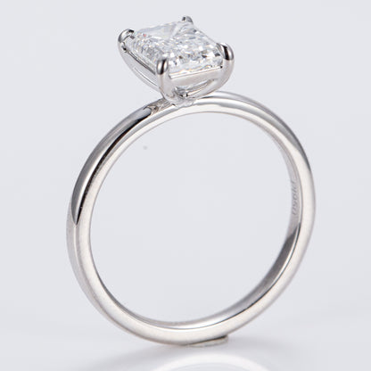 Allure Emerald Cut Solitaire - Lab Grown Diamond Engagement Ring