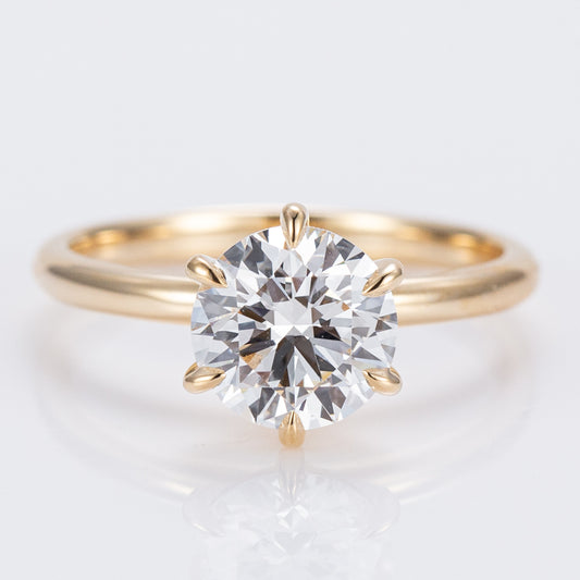 Allure Round Solitaire - 6 Claw Lab-Grown Engagement Ring