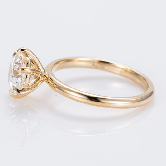 Allure Round Solitaire - 6 Claw Lab-Grown Engagement Ring