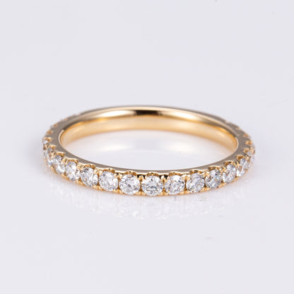 Allure Pavé 3/4 Eternity - Lab-Grown Wedding Band